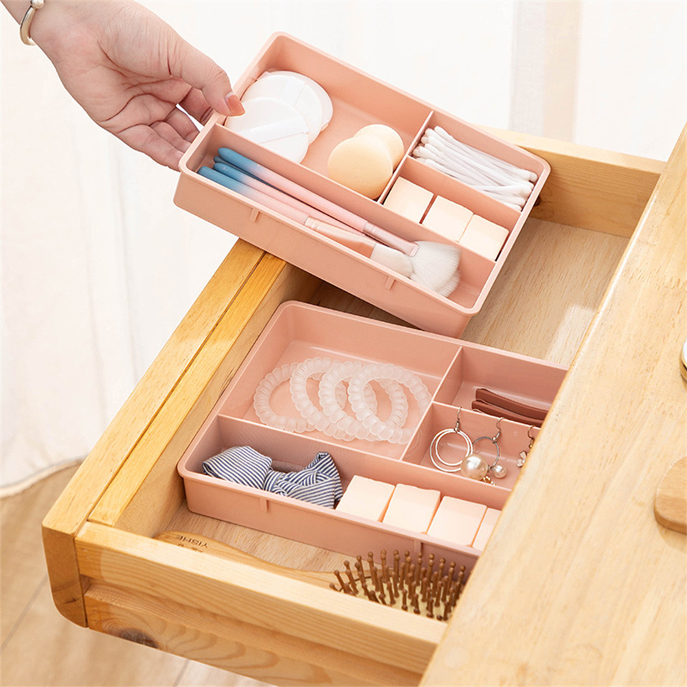 Bureau Lade Organizer Bureau Diversen Briefpapier Opbergdoos Bak Cosmetica Make-Up Organizer Home Office Lade Divider Container