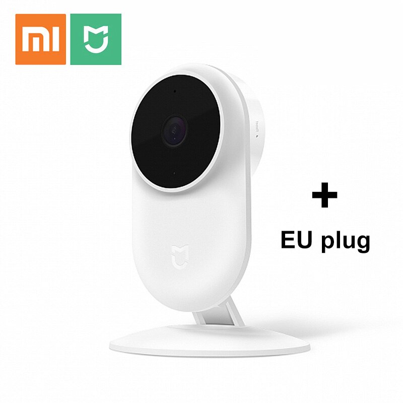 Xiaomi Mijia 1080P Smart IP Camera 130 Degree FOV Night Vision 2.4Ghz Wifi Xioami Home Kit Security Monitor baby CCTV: add EU plug