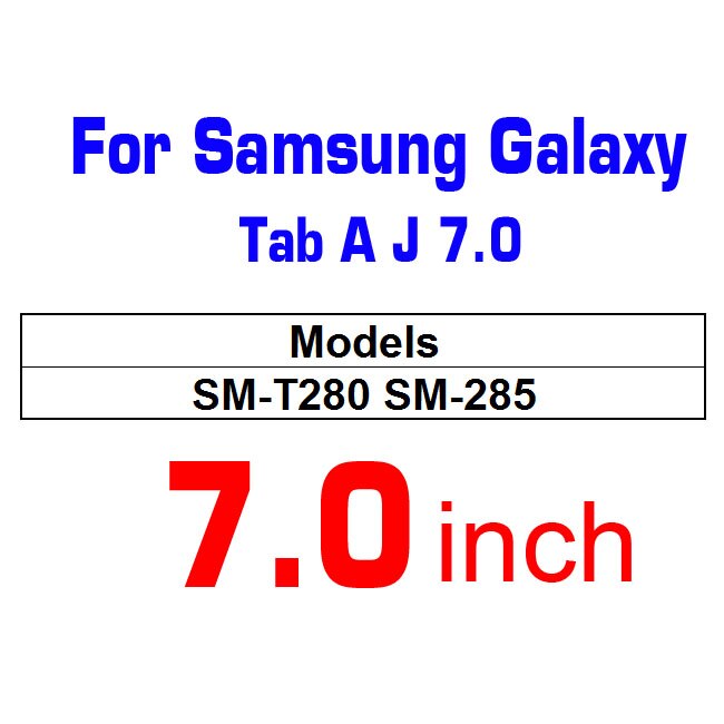 Gehard Glas Voor Samsung Galaxy Tab Een J 7 8 Inch SM-T550 T555 T280 T285 Screen Protector Voor Tab 4 3 8.0 7.0 SM-T230 T235 T310: Tab A J 7  T280 T285