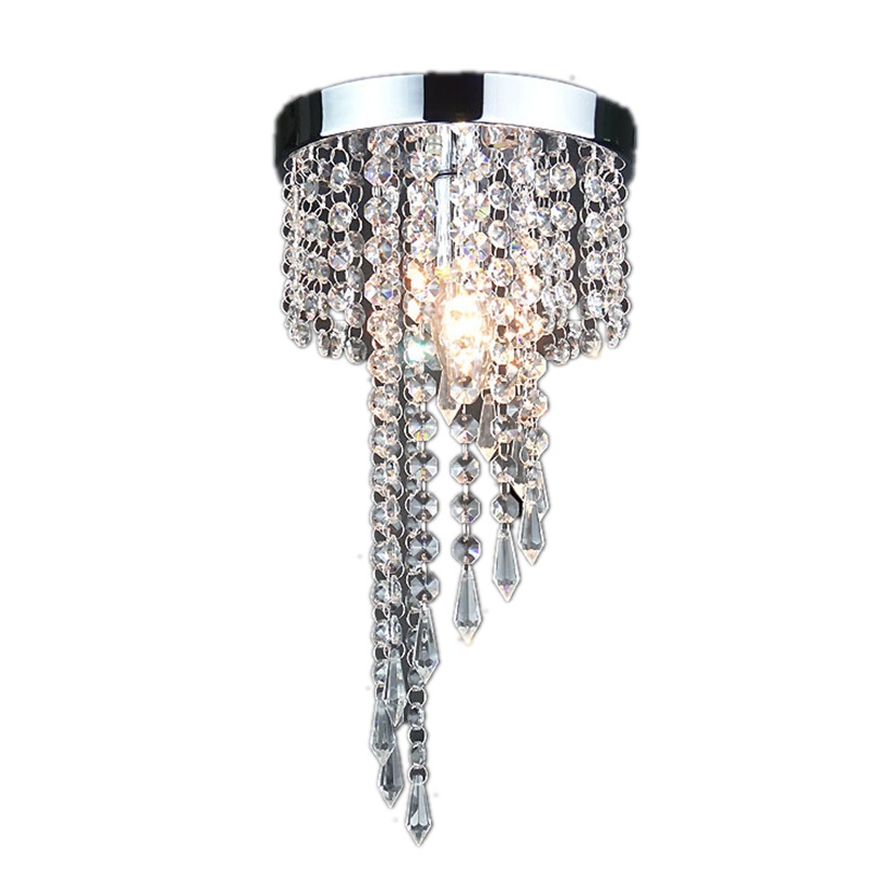 Moderne chrome/Gouden glans LED Kristallen kroonluchter verlichting Hanger Plafondlamp Lamp Kristallen lampadario lampadari avizeler