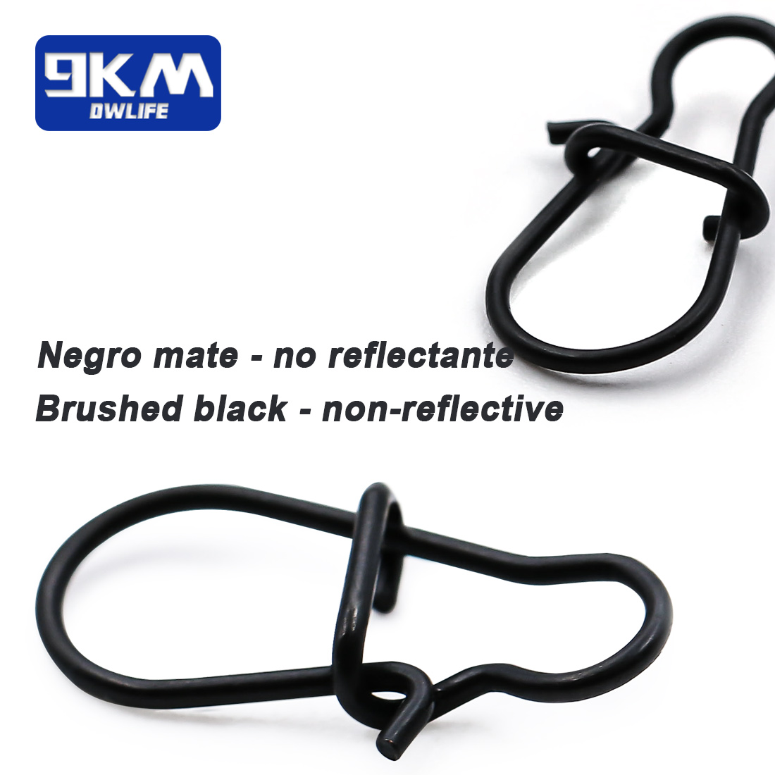 Duo Lock Fishing Snaps 25~100Pcs Fishing Clips Speed Clips Carabiners Fishing Swivels Snap Saltwater Quick Change Fishing Tackle