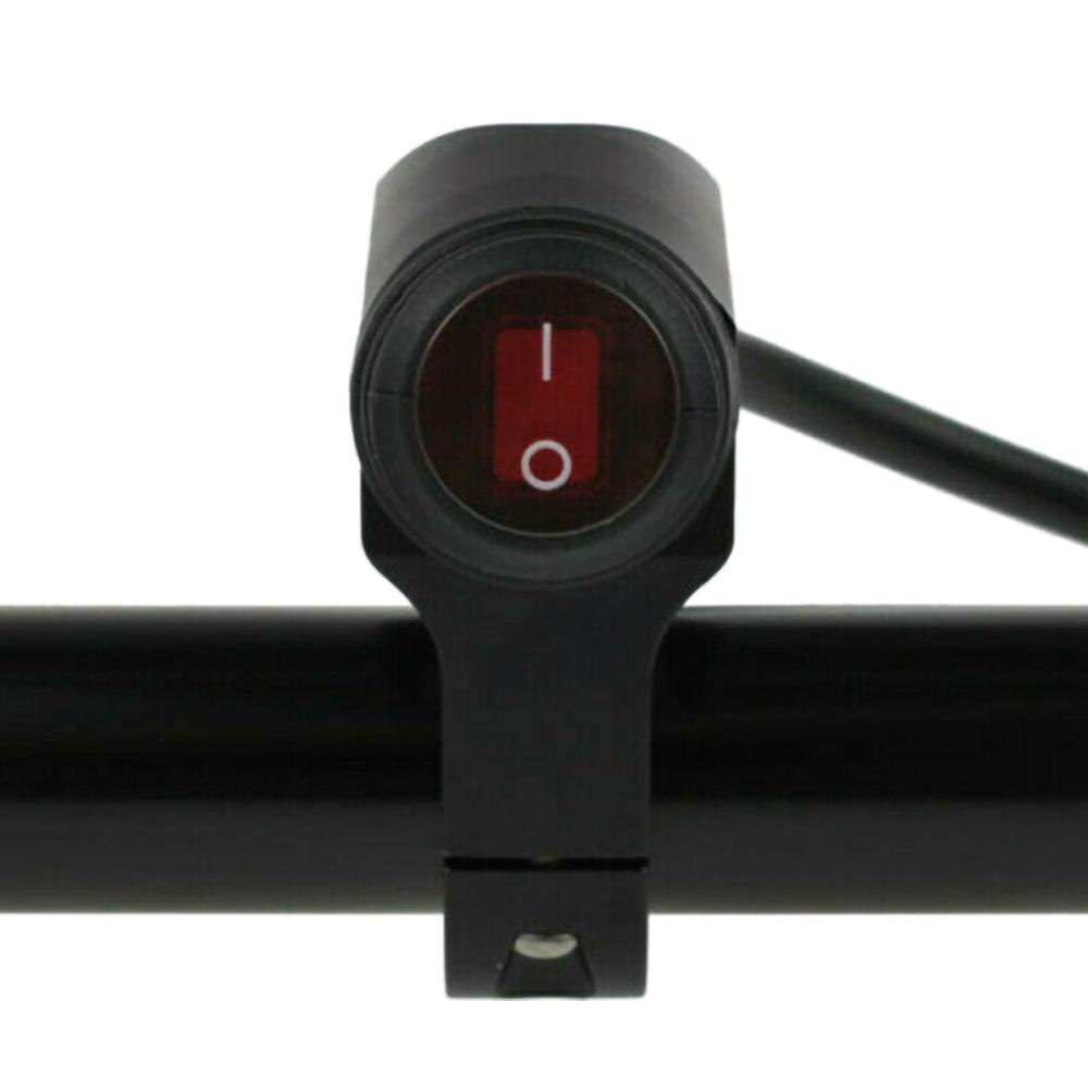 Interrupteur Universel Pour Guidon Moto 22mm - Double Bouton Phare/frein/klaxon - 12V, 10A, Câble 50cm