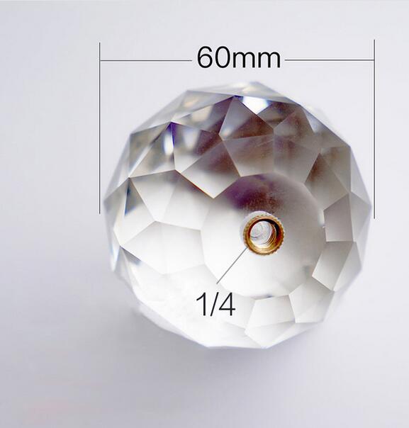 Photographie cristal boule magique verre clair boule lentille Portable photographie sphère photographie Studio accessoires: round