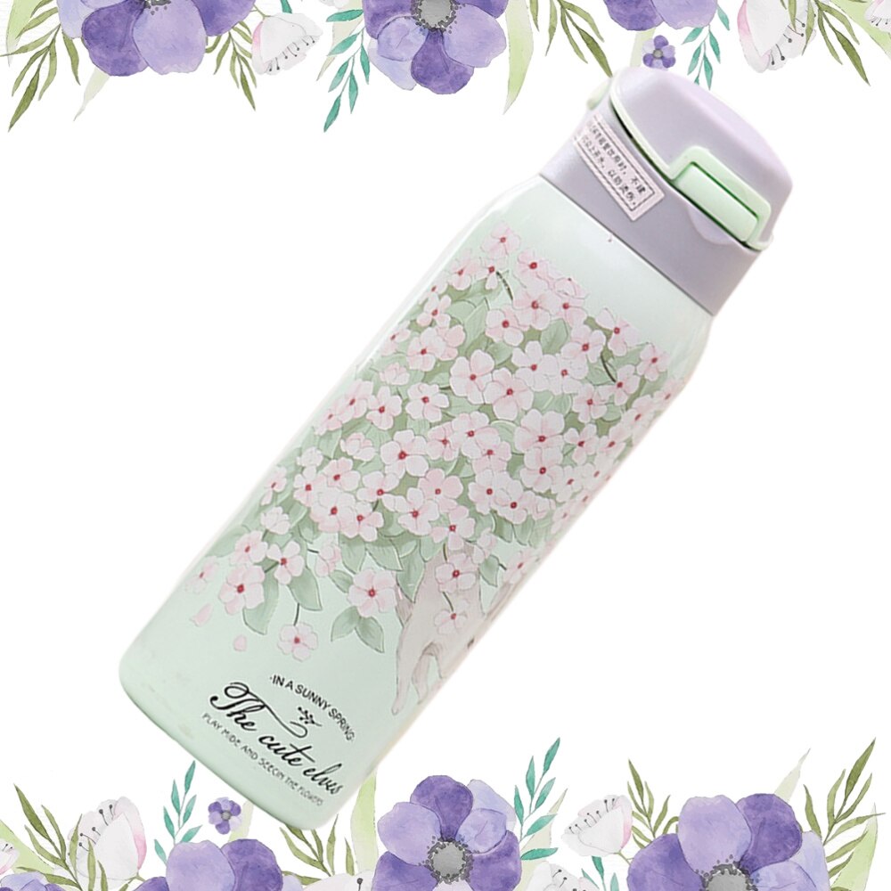 1pc Vacuum Cup Chic Practical Stainless Steel Vacuum Cup Pretty Vacuum Cup Students Vacuum Cup