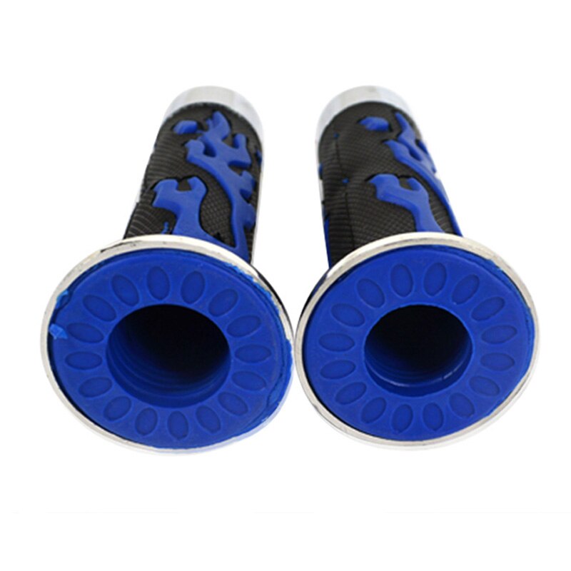 5 colors 22/24mm Universal Fire Model Skull Colorful Skeleton Rubber Motorcycle Handle Bar Grips Scooter Handlebar For Honda