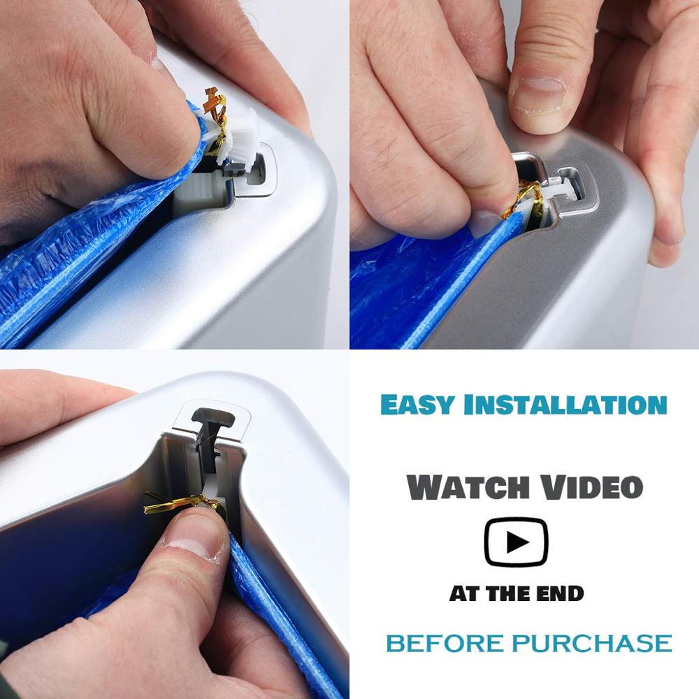 Disposable Shoe Cover Vending Machine Waterproof Shoe Cover Vending Machine Portable Hands Free Machine for Home Office Factory