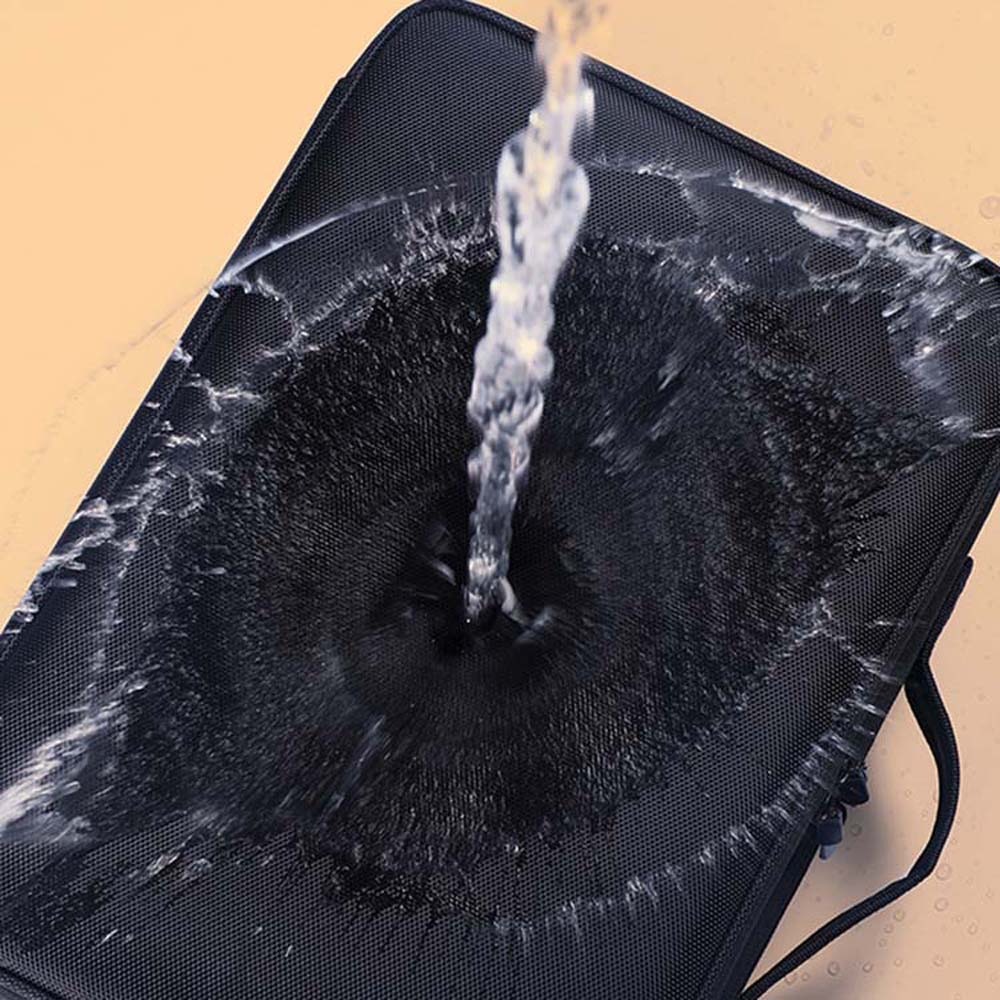 Large Capacity Cosmetic Bag Suitcase Anti-Splash Water Portable Handheld Makeup Bag PVC Compartment Portable Cosmetic Case