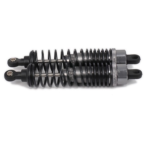 Oil filled Style adjustable 98mm alloy aluminum shock absorber damper for rc car 1/10 buggy truck RCAWD hop-up parts Hsp 2PCS: Titanium