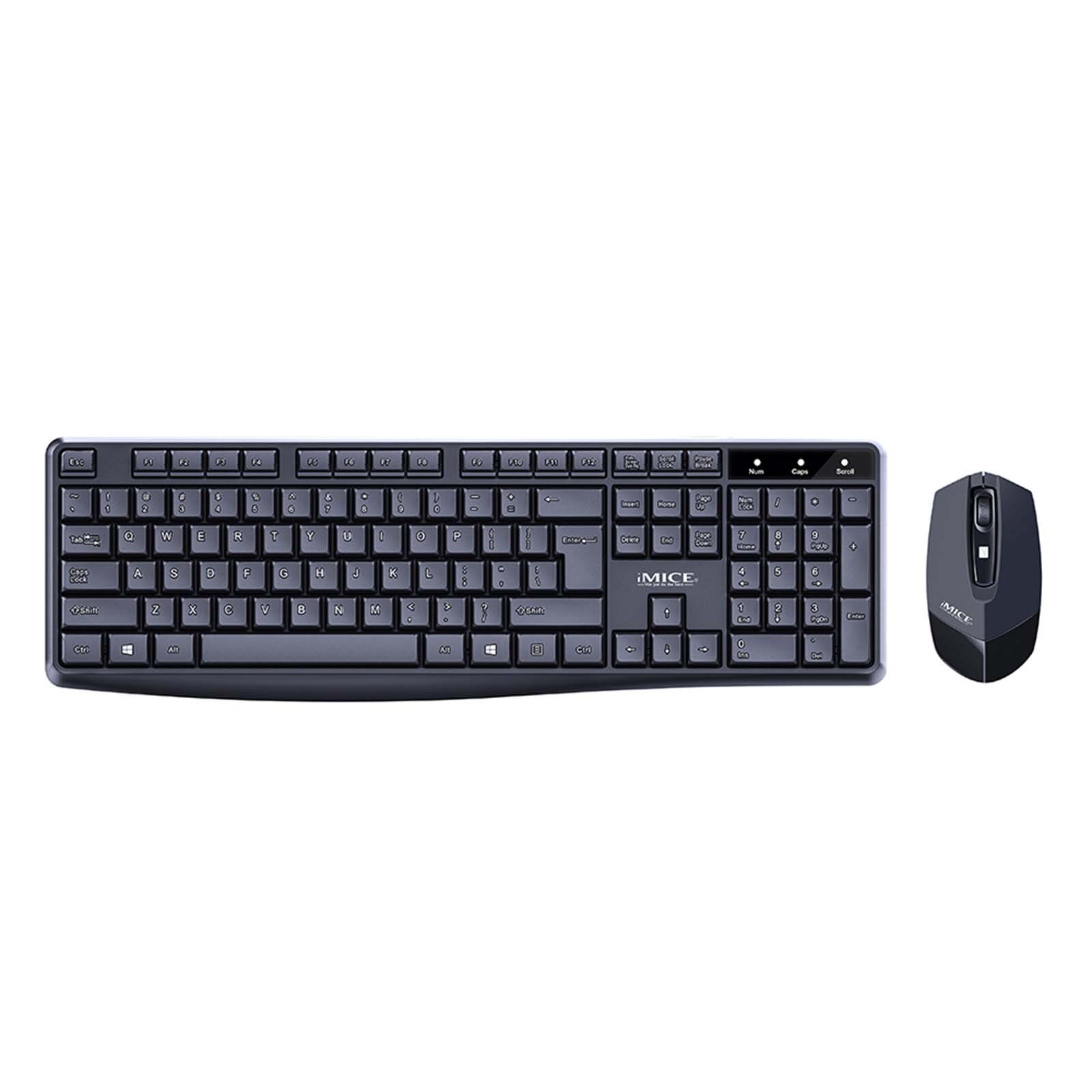 An-100 Wireless Gaming Keyboard And Mouse Kit, Ergonomic, 104 Keys, Suitable For Office Keyboard Mouse Combos