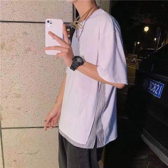 Net red sagging pants men's Korean loose wide leg casual suit pants: XXL / F48 White