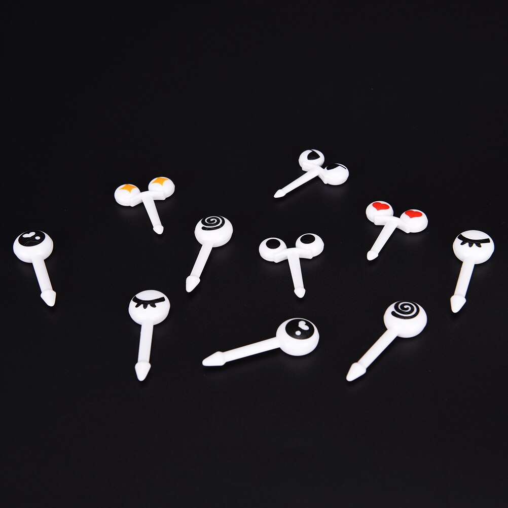 6/10/12/50pcs Reusable Pick Toothpick Plastic Forks Animal Bento Accessories Kitchen Bar Kids Dessert Tableware Party Supplies: 10pcs