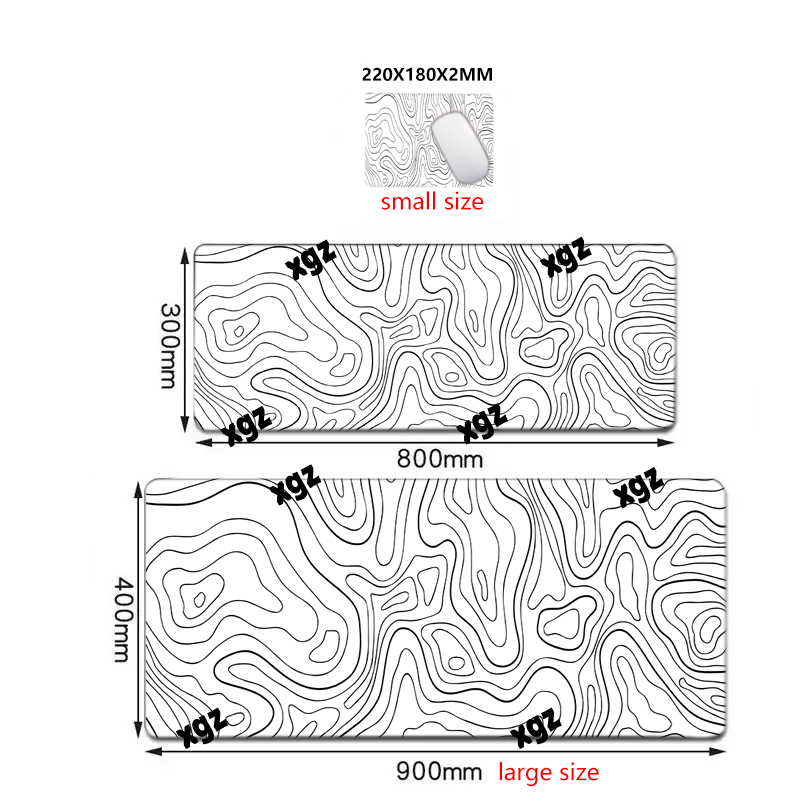 PC Large MousePads For Desk, Gaming Mouse Pad with Stitched Edges and Non-Slip Rubber Base, Extended mousemats game accessories: S