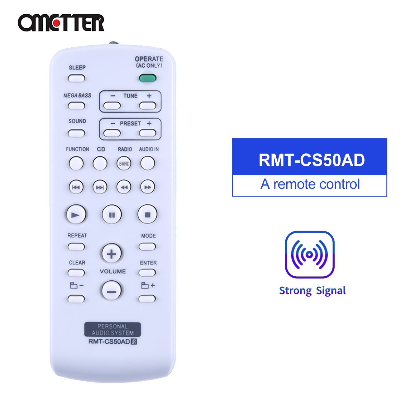 RMT-CS50AD remote control use for audio system ZS-S50CP remoto controller controle teleconmando fernbienung: Default Title