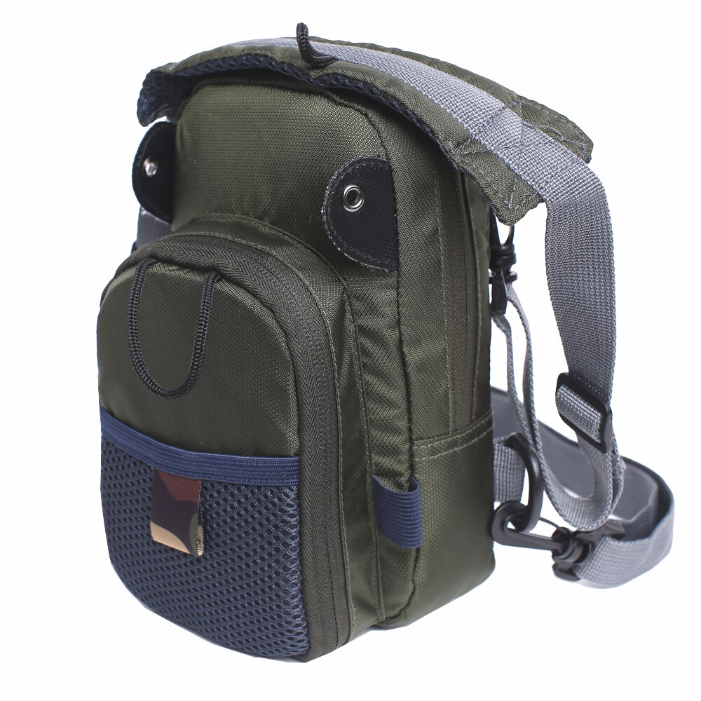 Small Fly Fishing Chest Bag Lightweight Waist Pack Fishing Tackle Storage Bags for Men and Women