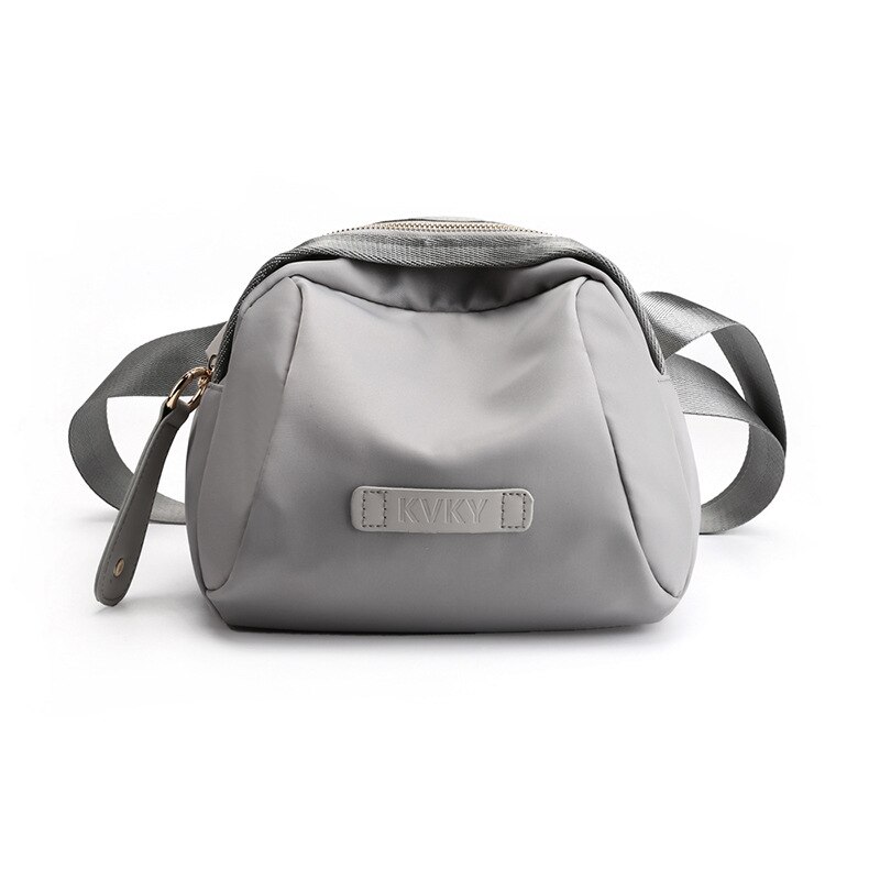 sommer koreanische wasserdichte frauen Nylon tasche kleine taschen für frauen nette damen hobos schulter taschen S2093: Grau