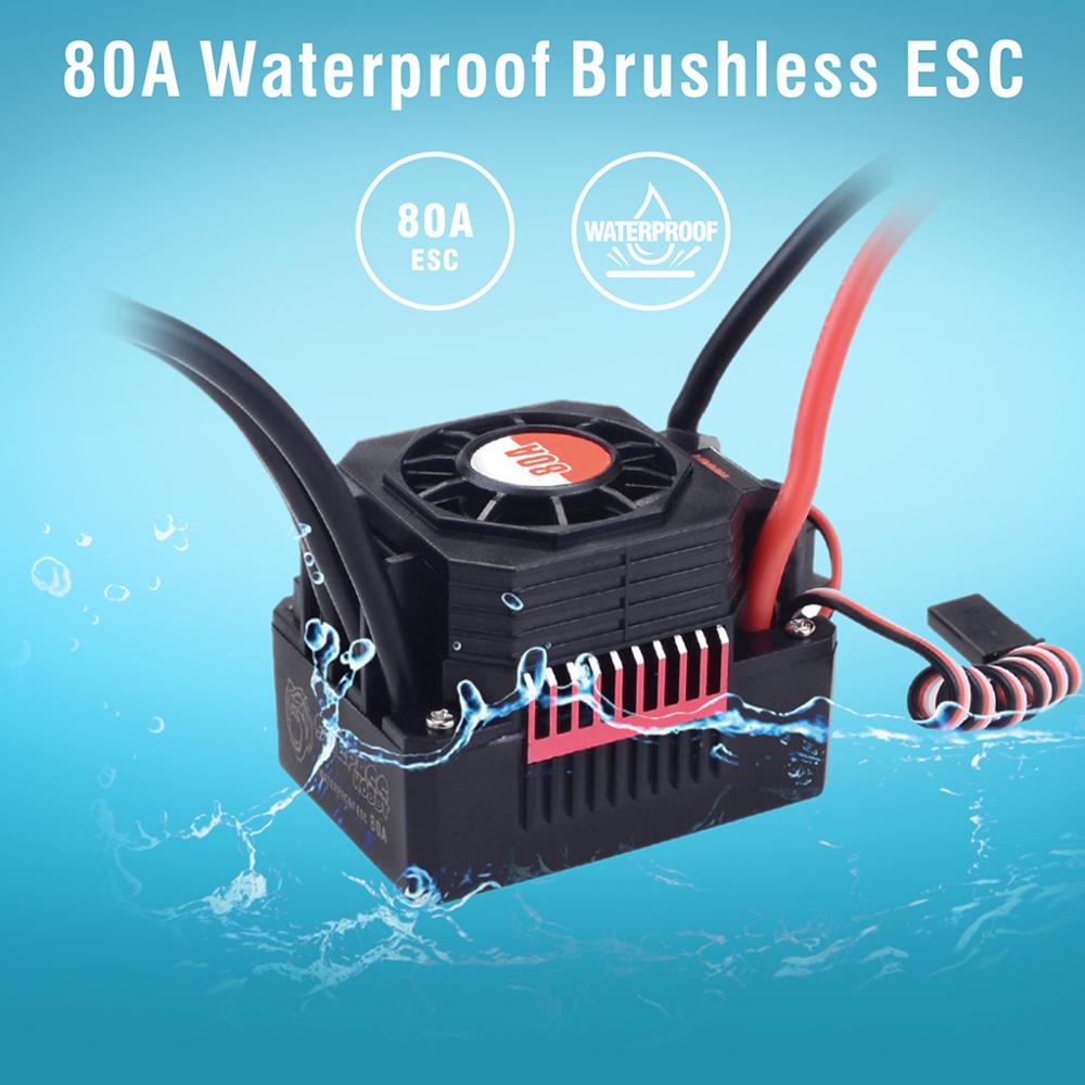 ÜBERTREFFEN HOBBY Wltoys 144001 124019 104001 RC Auto 3650 3660 F540 3600KV 5200KV 3930KV 4370KV Bürstenloser Motor 45A 60A Regler: PEACOCK BLUE