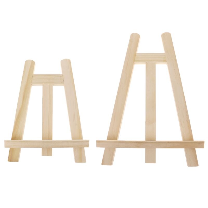 Lot De 6 Mini Chevalets En Bois – Porte-cartes, Présentoir Pour Photos, Calendriers, Menus, Petit Et Léger - 11