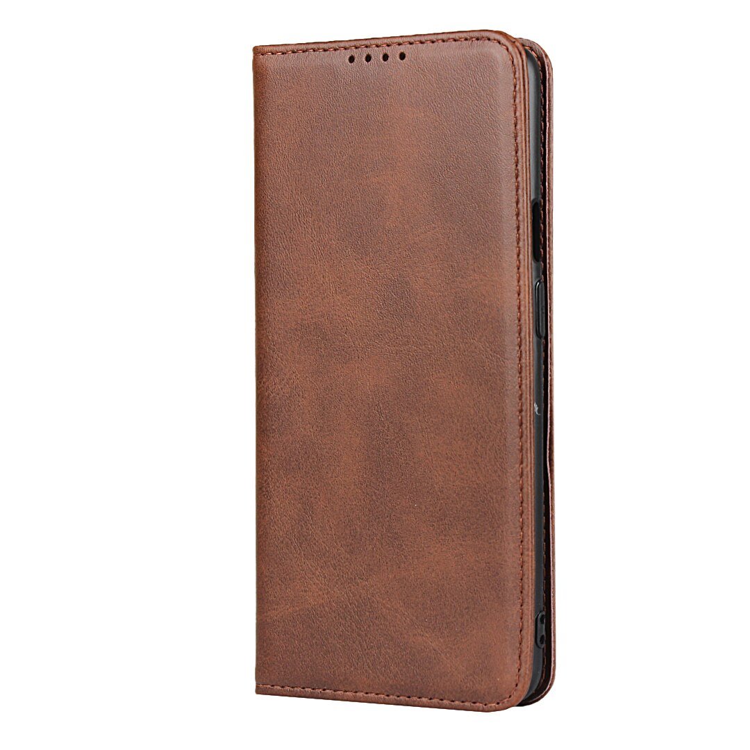 Telefoon Geval voor Oneplus 7T Een plus 7T Pro Leather Flip Case kaarthouder Holster Magnetische aantrekkingskracht Cover business Retro: For Oneplus 7T Pro / Bruin