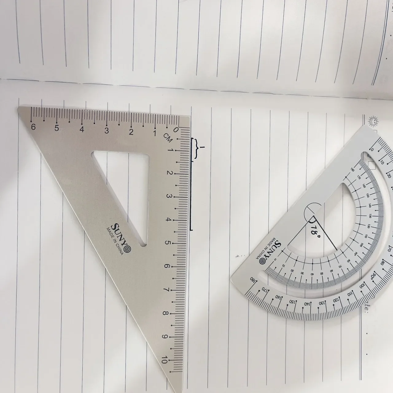 4 In 1 Metalen Liniaal Aluminium Hoekliniaal Gratractor Driehoek Liniaal Multifunctionele Meetinstrumenten Set Vierkante Goniometer