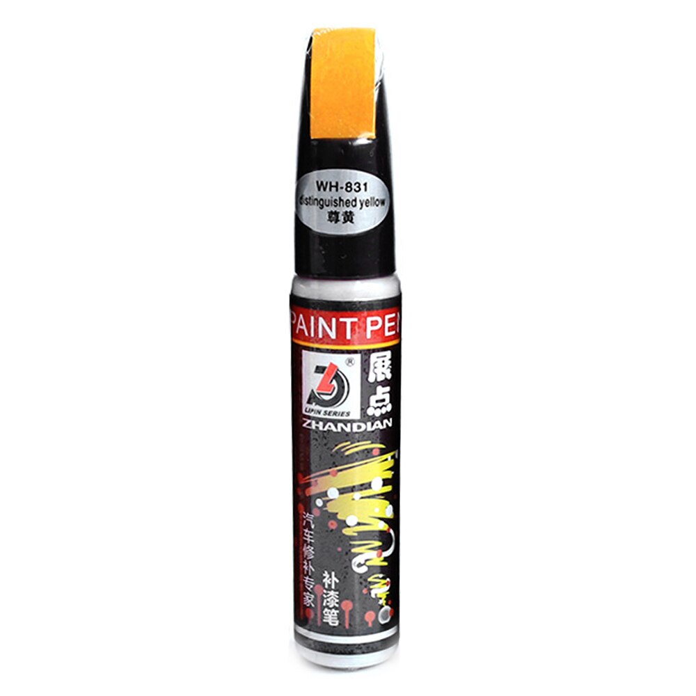 8 couleurs voiture Auto manteau Scratch clair réparation peinture stylo retoucher imperméable à l'eau dissolvant applicateur outil pratique