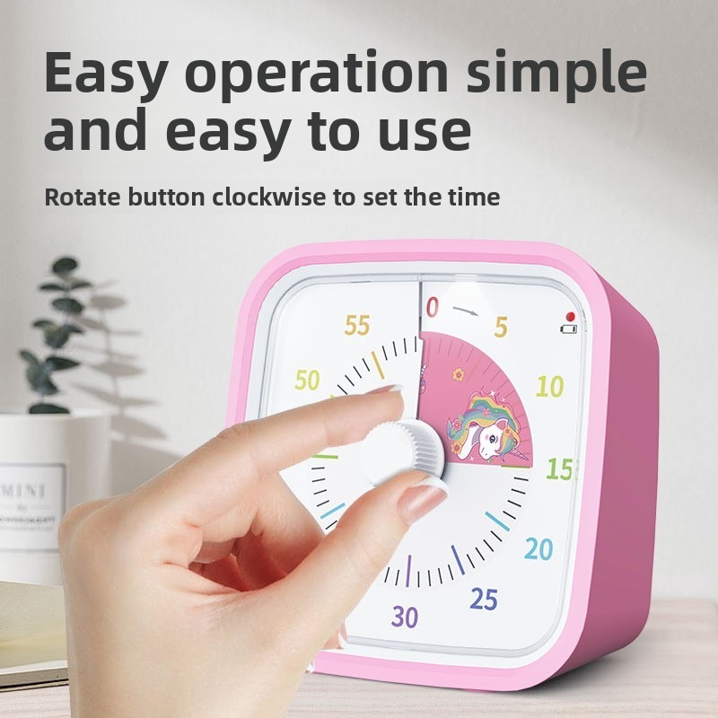 Kinder-Timer, Selbstdisziplin-Gerät, visuelles Zeitmanagement, Grundschüler, Studium, Hausaufgaben, Fokus, Werkzeug, Lernhilfe, Uhr