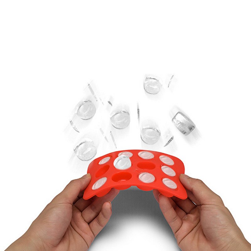 Ice Cube Tray Food Grade Silicone Mold Chocolate Mould 12 Grids Soft Ice Maker Jelly Pudding Mould Ice Cube Maker