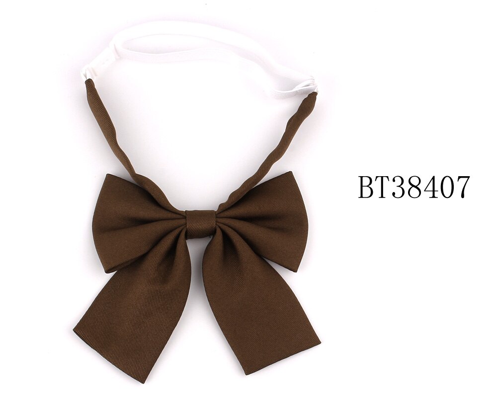 Ladies Large Bowtie Oversize Bow tie For Women Uniform Collar Butterfly Bow knot Adult Solid Bow Ties Cravats Girls Red Bowties: BT38407