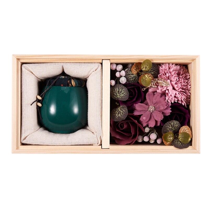 Bath Rose Hand Soap Flower Petals Rose Soap Box Set Guest Soap Shaped Petals Best Ideas Her Women Teens Girls Mom Bir: Green