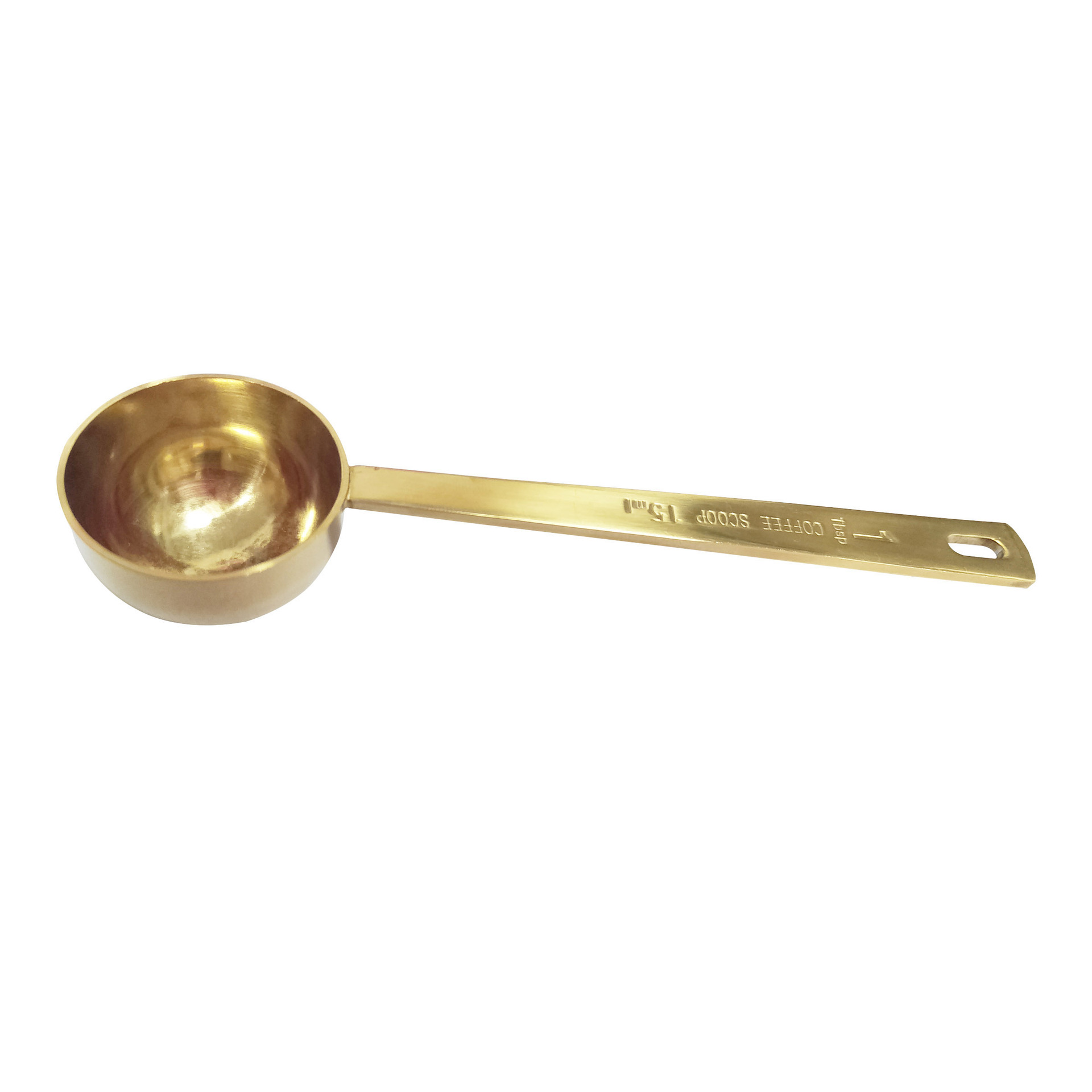 Roestvrij Koffie Scoop Staal Meten Lepel Koffie Lepel Zilver Goud Melkpoeder Meet Scoop Thee Koffie Accessoires 15/30ml: 30ml / Gold