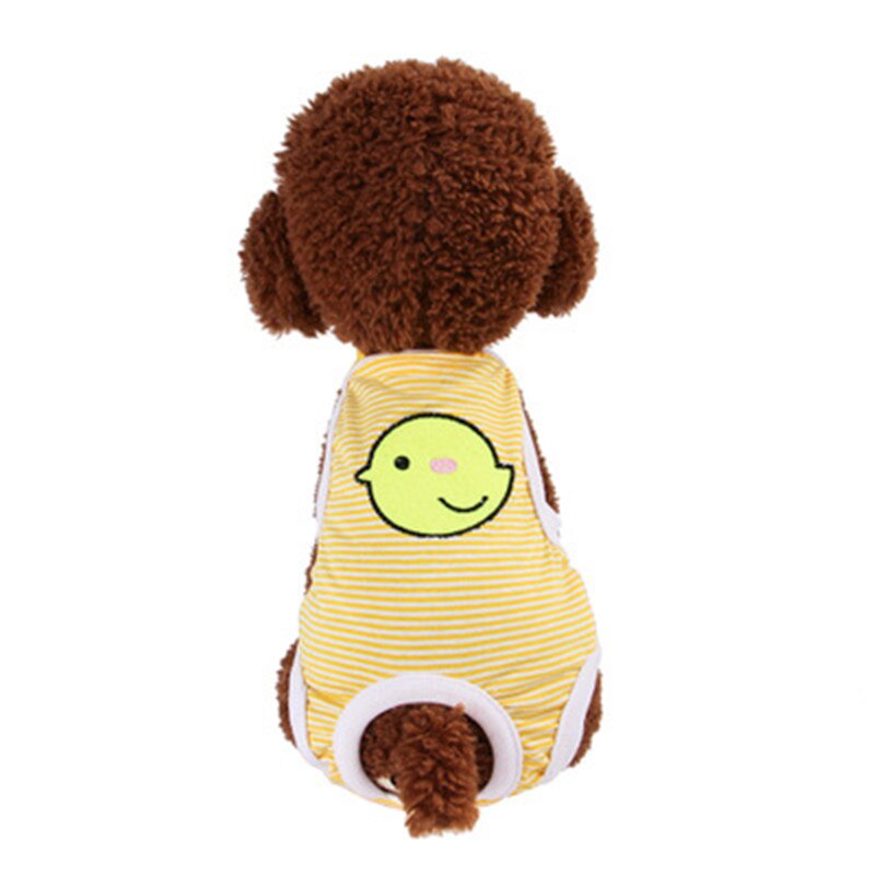 Søde kæledyr hundestrop fysiologiske bukser justerbar rem menstruationsbukser til teddyundertøj til drenghundekat