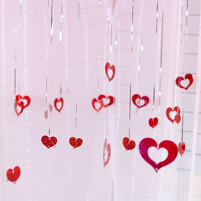 Sweet Five-pointed Star Heart Shaped Rain Balloon Pendant Accessories Romantic Wedding Birthday Party Decoration Supplies