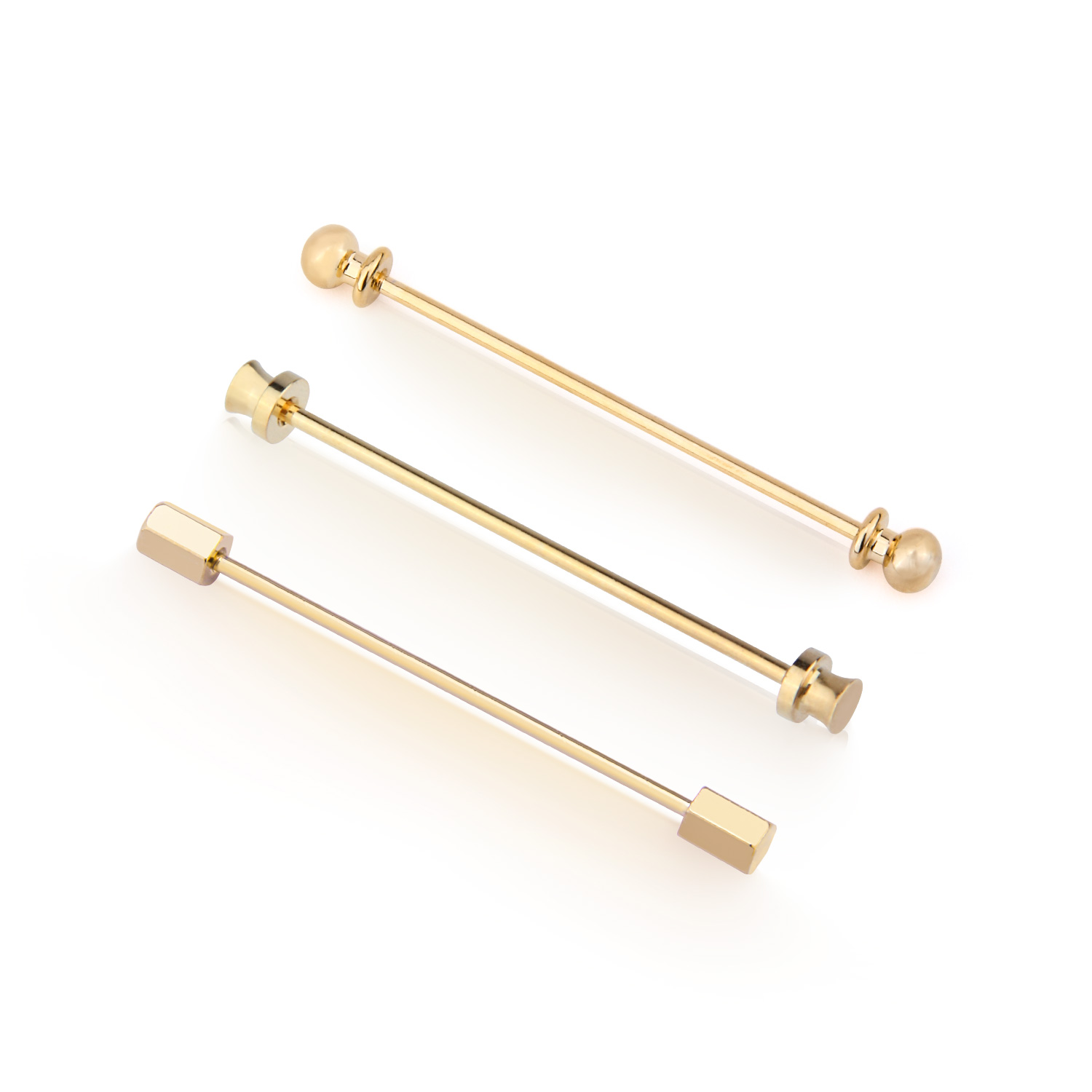 Clip para camisa de cuello, alfileres de camisa para hombre, Clip de corbata, broche de cuello estañado con caja, recuerdos de boda, Pin de solapa para hombre, gemelos: Chapado en cobre envejecido