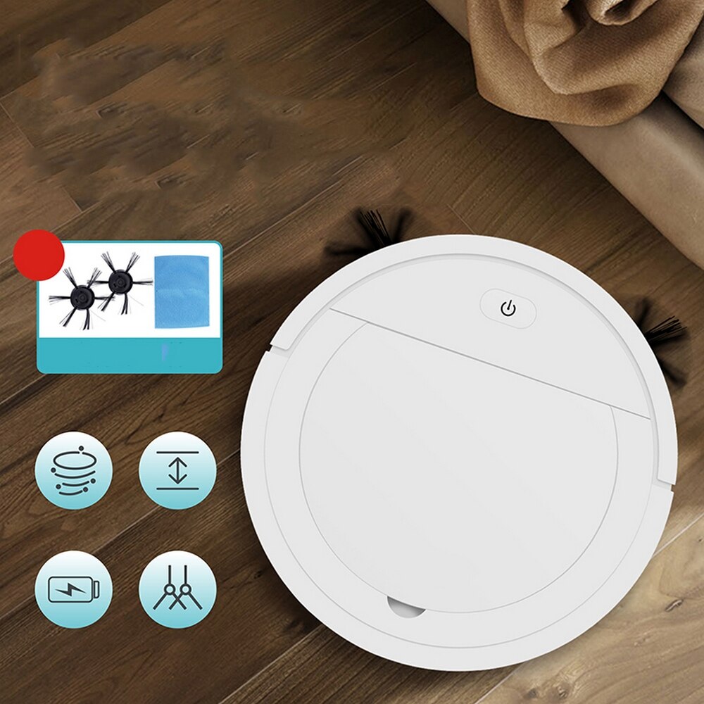 3-In-1 Auto Cleaner Vacuum Cleaner Smart Wireless Sweeper Rechargeable Dry Wet Sweeping Multi Surface Household Cleaning