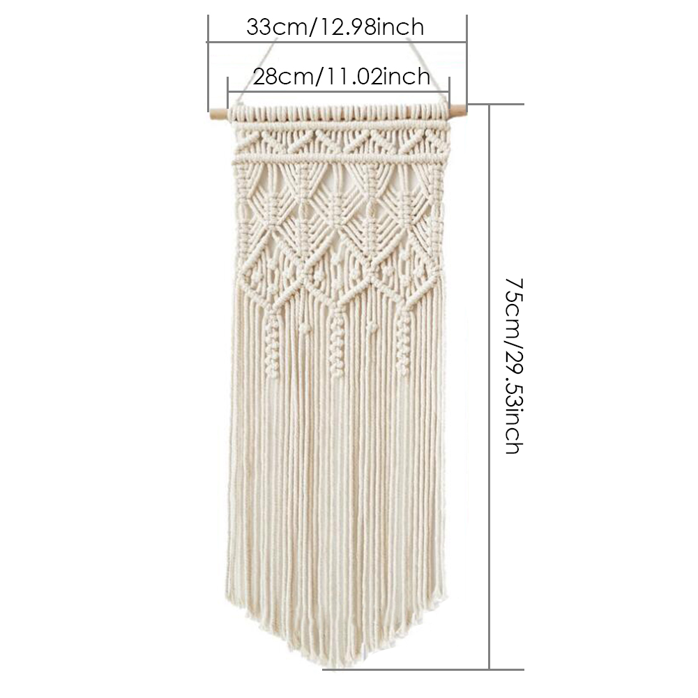 Home Decoration Bohemian Macrame Woven Wall Hanging Boho Room Geometric Tapestry Nordic Art Beautiful Apartment Room Decor: G
