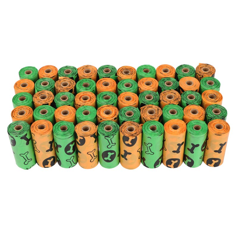 Christmas Special Style Dogs Poop Bag Biodegradable Dog Poop Bags Pet Waste Bags Clean Up Refill Rolls Pet Poop Bags 8 Rolls