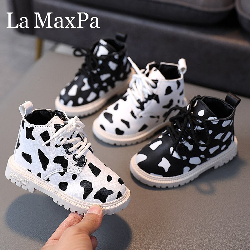 Kinderen Leren Laarzen 1-5 Jaar Oude Zachte Bodem Kinderen Antislip Enkel Schoenen Winter casual Footwears Jongens Meisjes