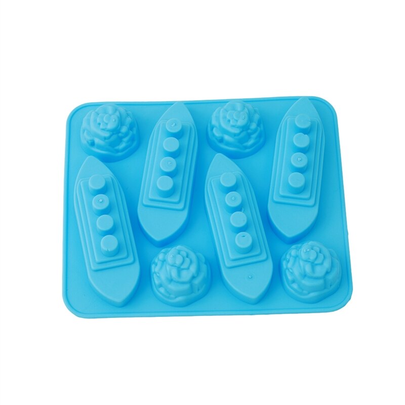 Romance créative Fun Titanic Cocktails Silicone moule bac à glaçons chocolat Fondant moule bricolage barre fête boisson