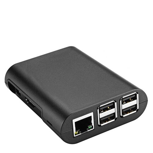 S ROBOT Raspberry PI 3 model B Case Cover Shell Enclosure ABS Plastic Box for Raspberry PI 3 Case RPI124: Black