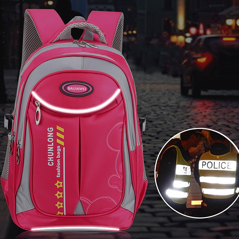 Primary Safe School Backpack for Boys Girls Waterproof Schoolbag kids Princess Orthopedic School bags Children Backpacks mochila