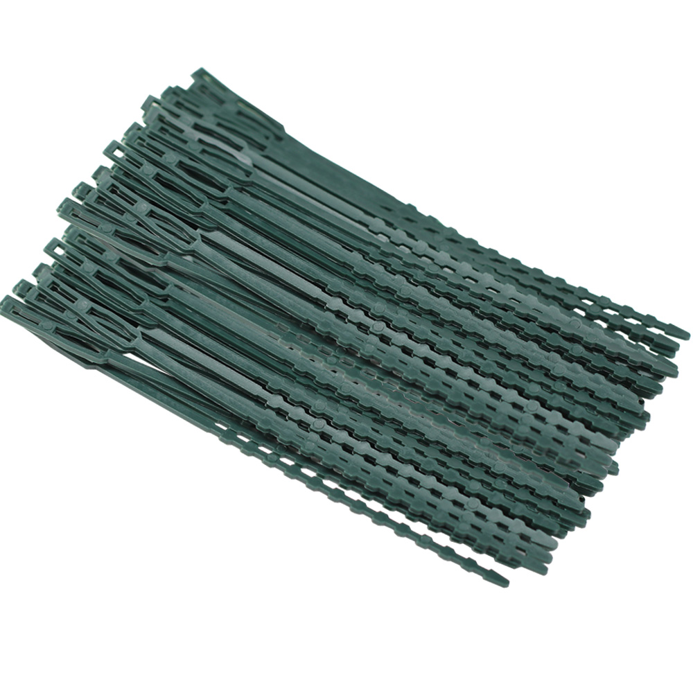 50/100PCS Plastic Plant Ties Reusable Fastener Greenhouse Grow Kit For Garden Tree Tomato Vines Climbing Multi-Function Clip