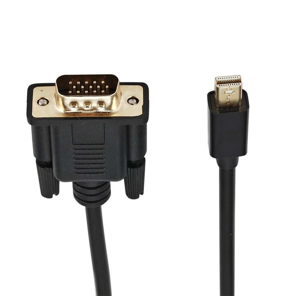 Mini Thunderbolt Mini Displayport Display Port Mini Dp Naar Vga Kabel Adapter1.8M 1080P Voor Hdtv Monitor Voor Macbook Air pro