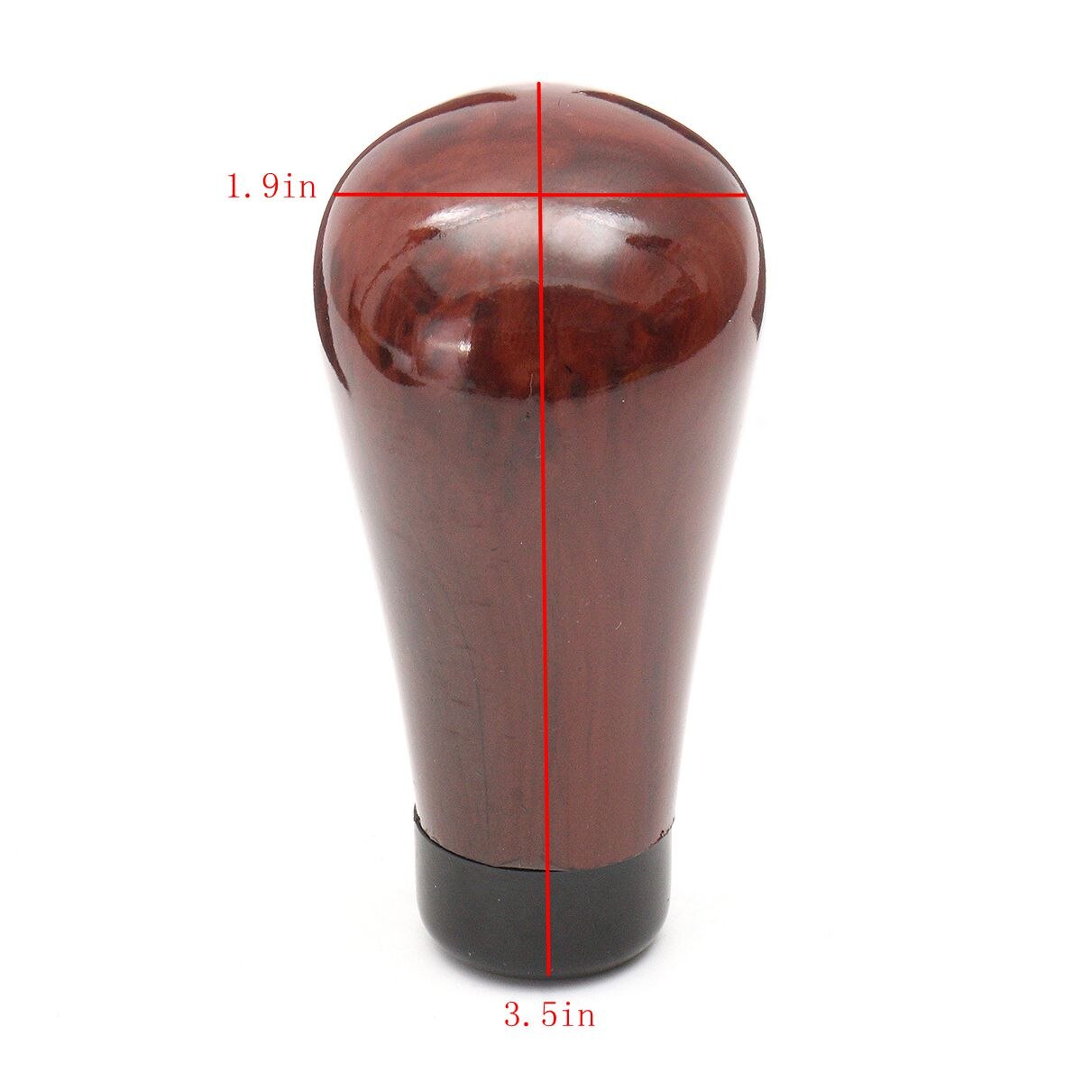 Universal Walnut Wood Manual Gear Shift Stick Shifter Knob Level M8 M10 M12 Brown