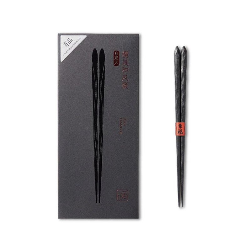 Ätpinne 6 par i förpackningen pps glasfiber hög temperaturbeständighet kinesiska ätpinnar barn ätpinnar från xiaomiyoupin