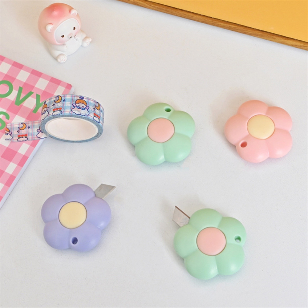 2022 Portable Cute Mini Utility Knife Diy Art Cutter Knifes Paper Cutting Art Knife Student School Office School Supplies