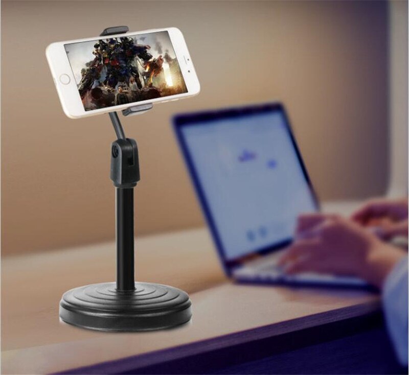 Soporte en vivo para teléfono móvil, Clip Universal multifunción para foto y fotografía, escritorio, cabecera, Ipad