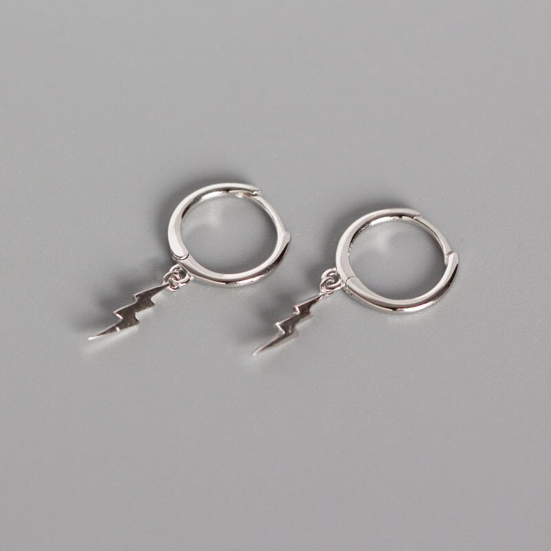 Pendientes de ying Vahine Element para mujer, Pendientes colgantes de Plata de Ley 925 para mujer, pendientes brincos: Platinado