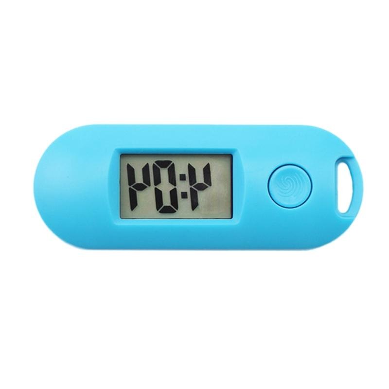 Portable Silent Digital Electronic Clock for student Exam Study Library Mini Pocket Watch Green Backlight LCD Display T3EC: Blue