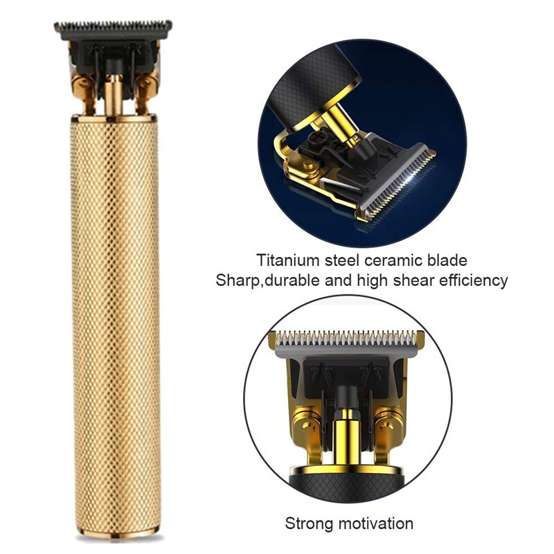 Elektrische tondeuse oplaadbare scheerapparaat geluidsarme tondeuse draadloze heren tondeuse baard