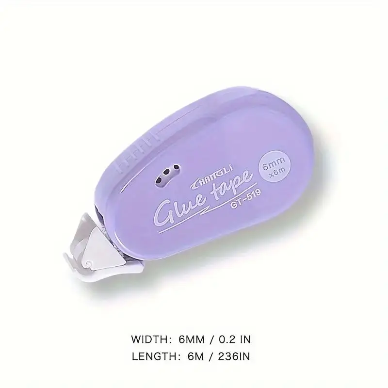 Dubbelzijdig zelfklevende stippen lijmtape - perfect voor scrapbooking collage foto, journaling en ambachten, schoolbenodigdheden: WHITE