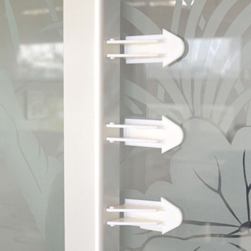 20Pcs/lot Door Window Children Protection Locks Wardrobe Todder Kids Baby Safety Locks Cover 3Colors Hotsale